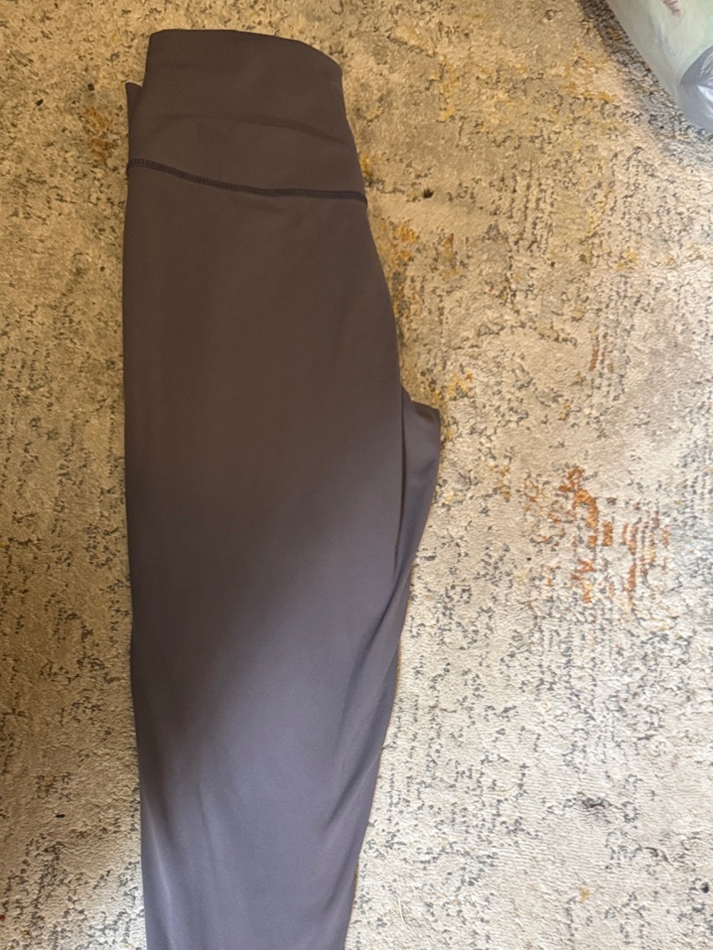 High-Waist Stretch Leggings in Charcoal Gray